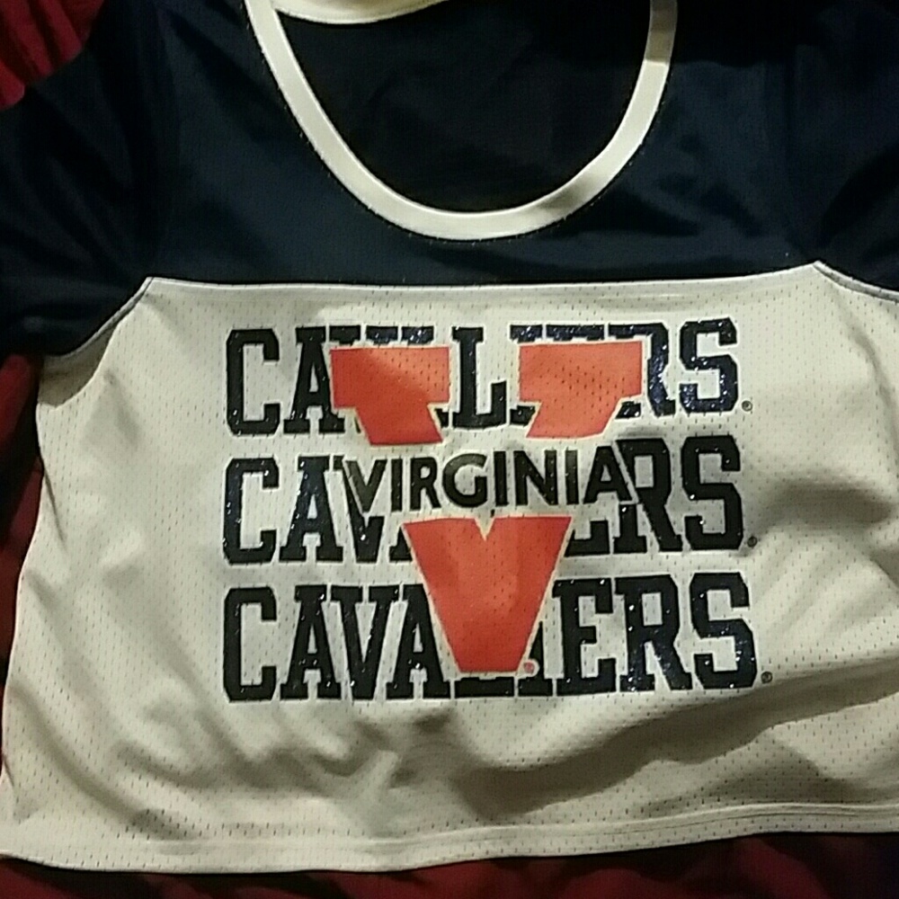 Virginia Cavaliers cropped jersy